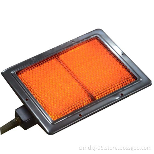 Rotisserie infrared gas bbq burner for shawarma grill